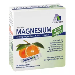 MAGNESIUM 400 directe Oranje portie sticks, 20X2.1 g