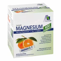 MAGNESIUM 400 directe Oranje portie sticks, 50X2.1 g