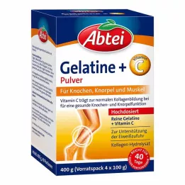Abtei Gelatine plus vitamine C poeder, 400 g