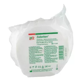 ZELLETTEN Wattenstaafjes 4x5 cm kiemarm rol, 500 stuks