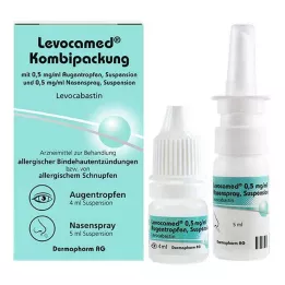 LEVOCAMED Combi 0,5 mg/ml AT + 0,5 mg/ml neusspray, 1 st