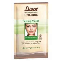 LUVOS Helende kleicrème masker peeling, 2X7.5 ml