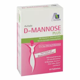 D-MANNOSE PLUS 2000 mg tabletten met vitaminen en mineralen, 60 stuks