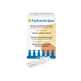 HYLOVIS Lipo Eye Drops enkele dijkpipetten, 30x0,4 ml