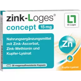 ZINK-LOGES Concept 15 mg maagsaftres.kapseln, 30 st