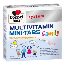 DOPPELHERZ Multivitamine Mini-Tabs familiesysteem, 20 stuks