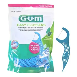 GUM Easy-Flossers tandzijde incl. tandzijde houder, 90 stuks