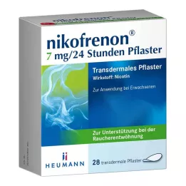 NIKOFRENON 7 mg/24 uur transdermale pleister, 28 stuks