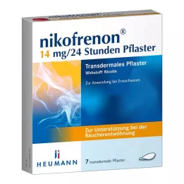 NIKOFRENON 14 mg/24 uur transdermale pleister, 7 stuks