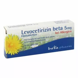 LEVOCETIRIZIN beta 5 mg filmomhulde tabletten, 20 stuks