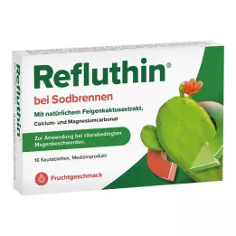 REFLUTHIN voor brandend maagzuur kauwtabletten fruit, 16 stuks