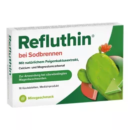 REFLUTHIN voor brandend maagzuur kauwtabletten munt, 16 stuks