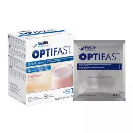 OPTIFAST Drink Aardbeienpoeder, 8X55 g
