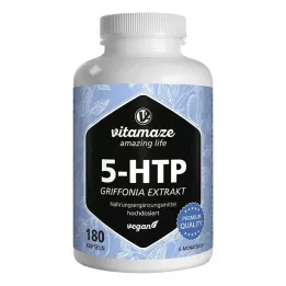 5-HTP 200 mg Griffonia-extract veganistische capsules met hoge dosering, 180 stuks
