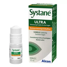 SYSTANE ULTRA Bevochtigingsmiddel voor oogleden zonder conserveermiddel, 10 ml
