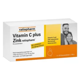 VITAMIN C PLUS Zink-ratiopharm bruistabletten, 40 stuks