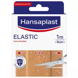 HANSAPLAST Elastische PFLASTER 8 CMX1 M, 1 st