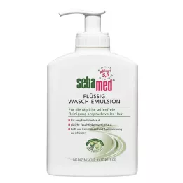 Sebamed Vloeibare wasing emulsie met olijf met dispenser, 200 ml