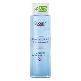EUCERIN DermatoCLEAN Hyal.Miz.Reinigingsvloeistof 3in1, 400 ml