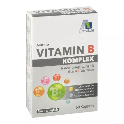 Vitamine B-complexe capsules, 60 st Vitamine B-complexe capsules, 60 st