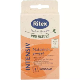 RITEX PRO NATURE INTENSIV Condooms, 8 st