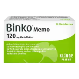 BINKO Memo 120 mg filmomhulde tabletten, 30 stuks