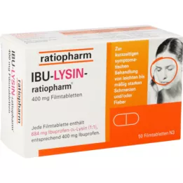 IBU-LYSINEratiopharm 400 mg filmomhulde tabletten, 50 |3| stuks |3|