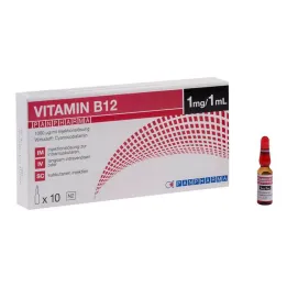 Vitamine B12 Panpharma 1000 µg / ml oplossing voor injectie, 10X1 ml