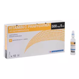 VITAMIN C PANPHARMA 100 mg/ml oplossing voor injectie, 10X5 ml
