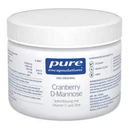 PURE ENCAPSULATIONS Cranberry D-mannosepoeder, 37 g