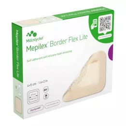 MEPILEX Border Flex Lite schuimverband 4x5 cm, 10 stuks