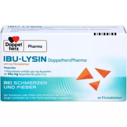 IBU-LYSIN DoppelherzPharma 400 mg filmomhulde tabletten, 20 st