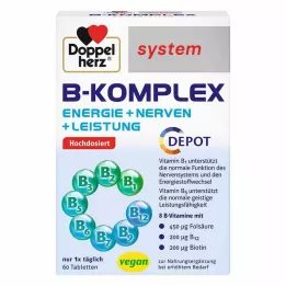 DOPPELHERZ B-complex systeem tabletten, 60 stuks