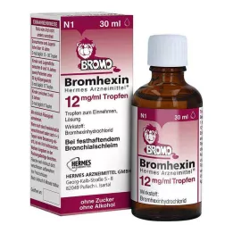 BROMHEXIN Hermes Arzneimittel 12 mg/ml druppels, 30 ml
