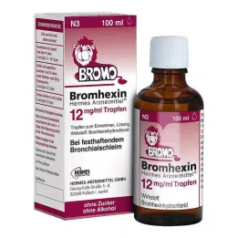 BROMHEXIN Hermes Arzneimittel 12 mg/ml druppels, 100 ml