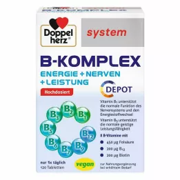 DOPPELHERZ B-complex systeem tabletten, 120 stuks