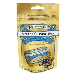 Grethers Zwarte bes Gouden Suikerhoudende Pastillezak Navulling (100g)