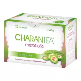 CHARANTEA Metabolic Lemon/Mint filterzakjes, 20 stuks