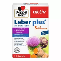 DOPPELHERZ Lever plus met choline+zink capsules, 30 stuks