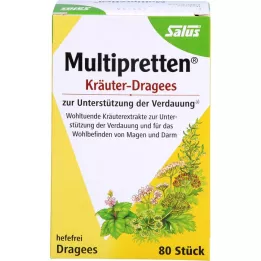 Salus Multiprettes Herbal Dragees, 80 st
