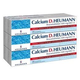 Calcium D3 Heumann bruistabletten 600 mg/400 I.e.(120 stuks)