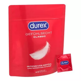 DUREX Feeling Real Ultradunne condooms, 40 stuks