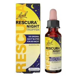 Bachbloesems originele Rescura Nachtdruppels alcoholvrij, 10 ml