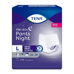 TENA PANTS nacht super L wegwerpbroek, 10 stuks