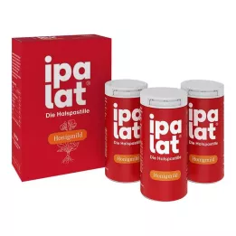IPALAT Keelpastilles honing mild zonder menthol suikervrij, 120 stuks