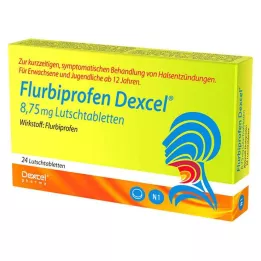 FLURBIPROFEN Dexcel 8,75 mg zuigtabletten, 24 stuks