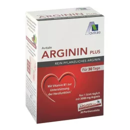 ARGININ PLUS Vitamine B1+B6+B12+Foliumzuur Sticks, 30X5.9 g