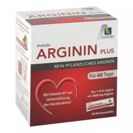 ARGININ PLUS Vitamine B1+B6+B12+Foliumzuur Sticks, 60X5.9 g