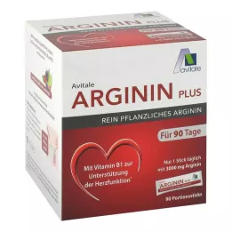 ARGININ PLUS Vitamine B1+B6+B12+Foliumzuur Sticks, 90X5.9 g