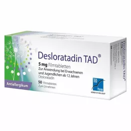 DESLORATADIN TAD 5 mg filmomhulde tabletten, 50 stuks